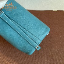 HERMES  牛仔蓝  愛馬仕 原單 Picotin 18菜籃子  金銀現貨