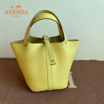 HERMES  小鸡黄  愛馬仕 原單 Picotin 18菜籃子  金銀現貨