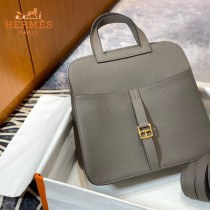 HERMES愛馬仕 原單 錫器灰halzan mini22cm  25 cm