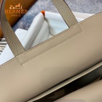 HERMES愛馬仕 原單 風衣灰halzan mini22cm  25 cm