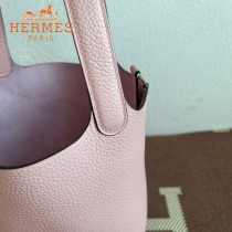 HERMES  3Q粉  愛馬仕 原單 Picotin 18菜籃子  金銀現貨