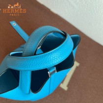 HERMES  水妖蓝  愛馬仕 原單 Picotin 18菜籃子  金銀現貨