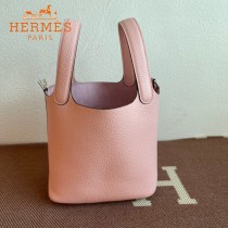 HERMES  3Q粉  愛馬仕 原單 Picotin 18菜籃子  金銀現貨