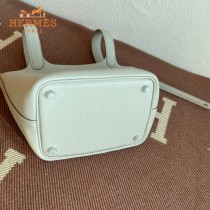 HERMES  珍珠灰  愛馬仕 原單 Picotin 18菜籃子  金銀現貨