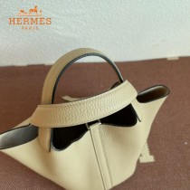 HERMES  风衣灰  愛馬仕 原單 Picotin 18菜籃子  金銀現貨