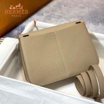 HERMES愛馬仕 原單 風衣灰halzan mini22cm  25 cm