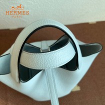 HERMES  圣杯蓝  愛馬仕 原單 Picotin 18菜籃子  金銀現貨