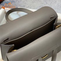 HERMES愛馬仕 原單 錫器灰halzan mini22cm  25 cm