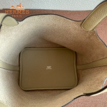 HERMES  风衣灰  愛馬仕 原單 Picotin 18菜籃子  金銀現貨