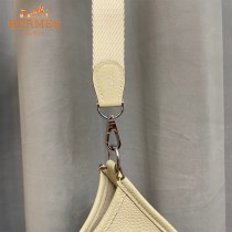 HERMES愛馬仕-024   原單伊芙琳 mini evelyne 17cm 金銀扣現貨蠟線