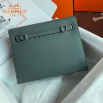 HERMES  杏仁绿  愛馬仕 原單evercolor皮 Kelly DanSe 22cm  金銀扣