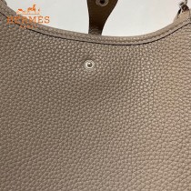 HERMES愛馬仕-022   原單伊芙琳 mini evelyne 17cm 金銀扣現貨蠟線