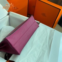 HERMES  玫瑰紫  愛馬仕 原單evercolor皮 Kelly DanSe 22cm  金銀扣
