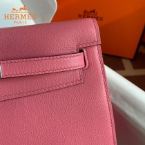 HERMES  唇膏粉  愛馬仕 原單evercolor皮 Kelly DanSe 22cm  金銀扣