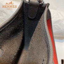 HERMES愛馬仕-020   原單伊芙琳 mini evelyne 17cm 金銀扣現貨蠟線