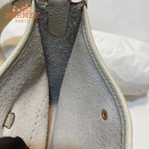 HERMES愛馬仕-017   原單伊芙琳 mini evelyne 17cm 金銀扣現貨蠟線