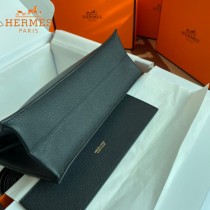 HERMES  黑色  愛馬仕 原單evercolor皮 Kelly DanSe 22cm  金銀扣