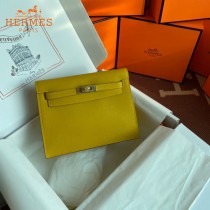 HERMES  琥珀黄  愛馬仕 原單evercolor皮 Kelly DanSe 22cm  金銀扣