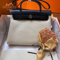 HERMES-023   原單 Herbag 31CM  男女神通用版 最學院派的包袋