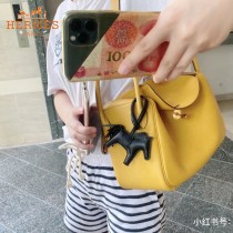 HERMES  琥珀黄  原單  Lindy 琳迪