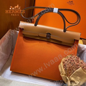 HERMES-019   原單 Herbag 31CM  男女神通用版 最學院派的包袋