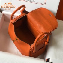 HERMES  橙色  原單  Lindy 琳迪