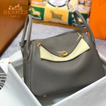 HERMES  锡器灰  原單  Lindy 琳迪