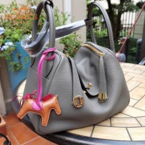 HERMES  锡器灰  原單  Lindy 琳迪