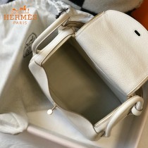 HERMES  奶昔白  原單  Lindy 琳迪