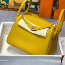 HERMES  琥珀黄  原單  Lindy 琳迪