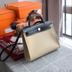 HERMES-018   原單 Herbag 31CM  男女神通用版 最學院派的包袋