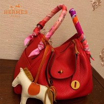 HERMES  大红  原單  Lindy 琳迪