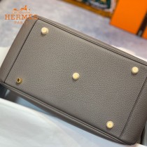 HERMES  锡器灰  原單  Lindy 琳迪