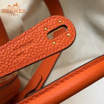 HERMES  橙色  原單  Lindy 琳迪