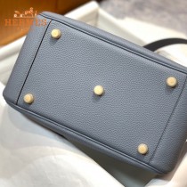 HERMES  亚麻蓝  原單  Lindy 琳迪