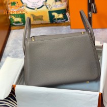 HERMES  锡器灰  原單  Lindy 琳迪