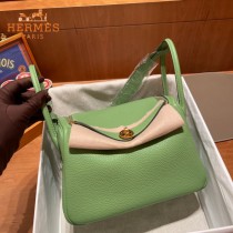 HERMES  牛油果绿  原單  Lindy 琳迪