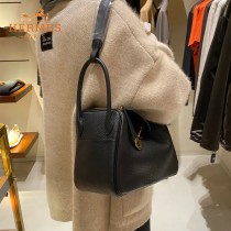 HERMES  黑色  原單  Lindy 琳迪