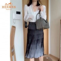 HERMES  锡器灰  原單  Lindy 琳迪