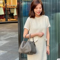 HERMES  锡器灰  原單  Lindy 琳迪
