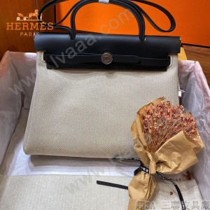 HERMES-024   原單 Herbag 31CM  男女神通用版 最學院派的包袋