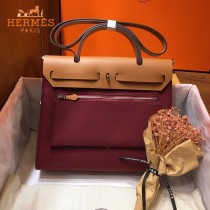 HERMES-039   原單 Herbag 31CM  男女神通用版 最學院派的包袋