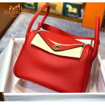 HERMES  大红  原單  Lindy 琳迪