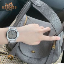 HERMES  锡器灰  原單  Lindy 琳迪