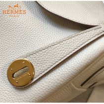 HERMES  奶昔白  原單  Lindy 琳迪