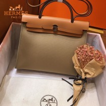 HERMES-014   原單 Herbag 31CM  男女神通用版 最學院派的包袋