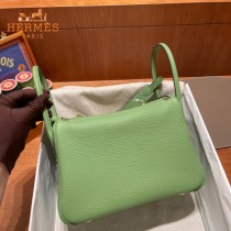 HERMES  牛油果绿  原單  Lindy 琳迪