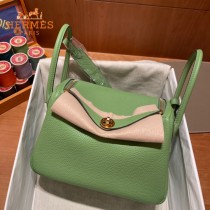 HERMES  牛油果绿  原單  Lindy 琳迪