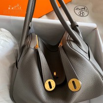 HERMES  锡器灰  原單  Lindy 琳迪