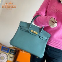 HERMES 原單  杏仁绿   鉑金包Brikin 30cm 進口togo皮  蜜蠟線 全鋼鍍K金五金